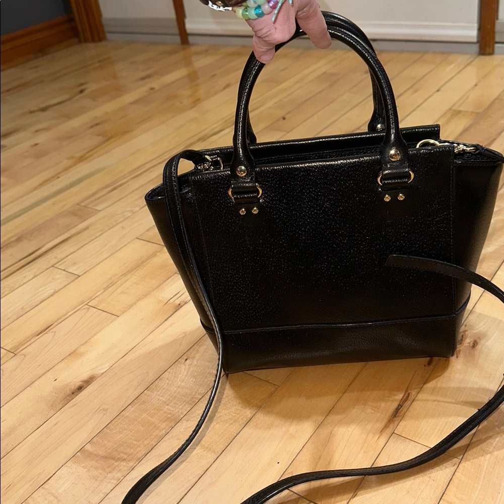 Kate Spade Black Leather Satchel Bag - Picture 2 of 9